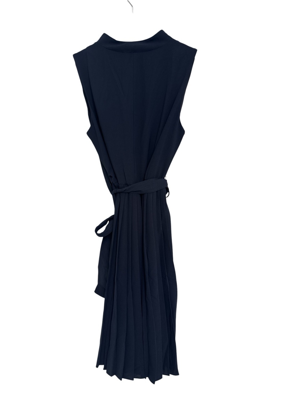 NWT Grace Karin Pleated Tie Front Sleeveless Swing Cocktail Dress - Picture 6 of 8